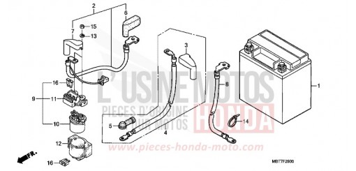 BATTERIE XL1000V9 de 2009